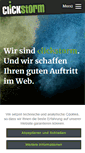 Mobile Screenshot of clickstorm.de